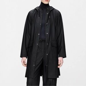 Rains curved  long jacket